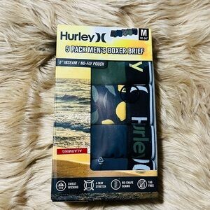 Hurley Men's Boxer Briefs 5-Pack